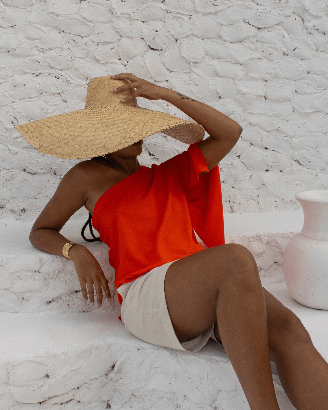 BLUSA BRISA - LARANJA - Evolve Ecobrand