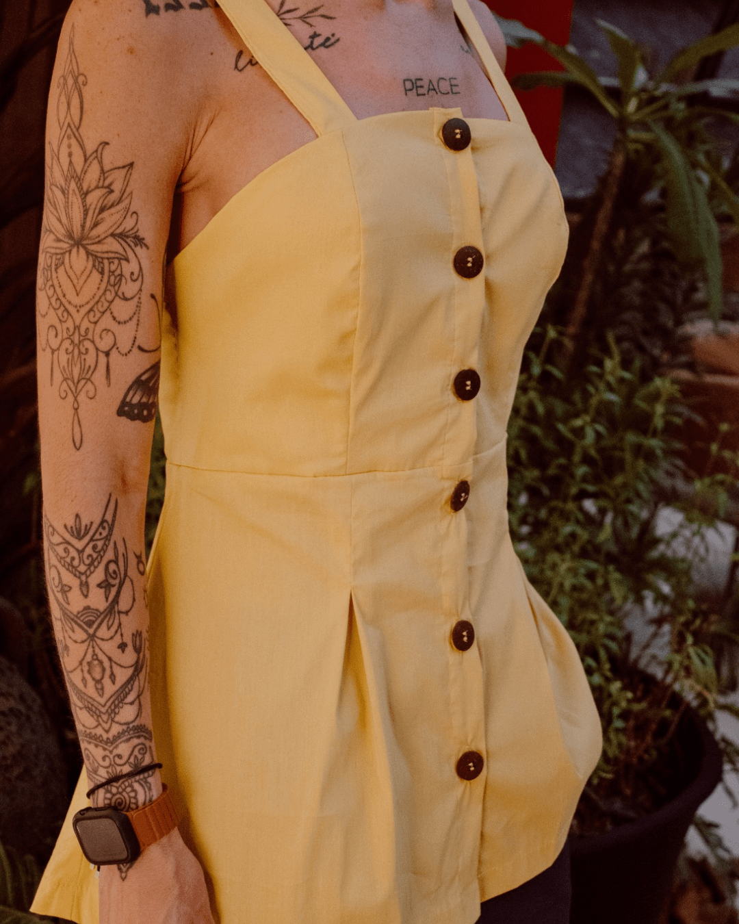 BLUSA FLORENCE - AMARELA - Evolve Ecobrand