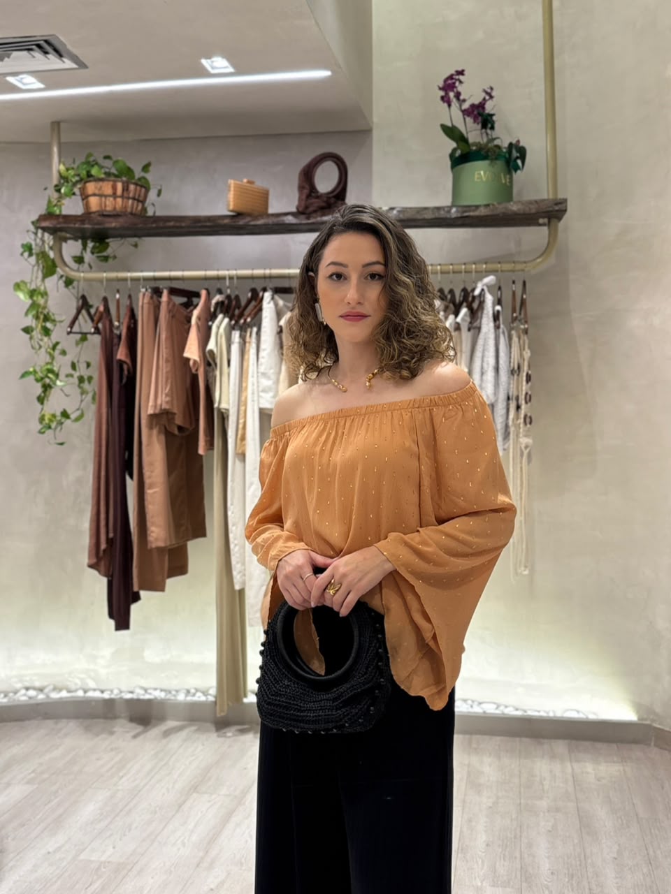 BLUSA MEMORIA - BEGE - Evolve Ecobrand