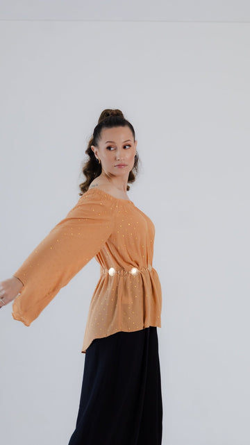 BLUSA MEMORIA - BEGE - Evolve Ecobrand