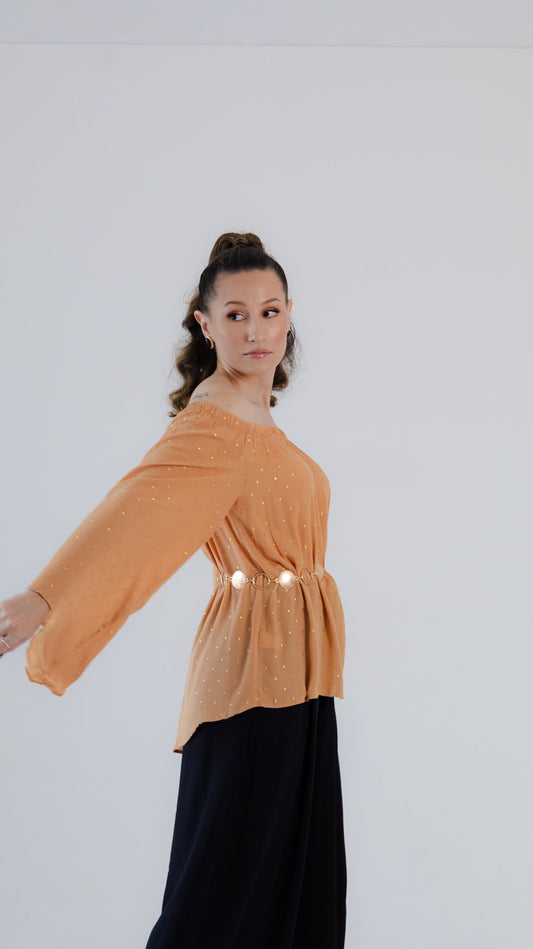 BLUSA MEMORIA - BEGE - Evolve Ecobrand
