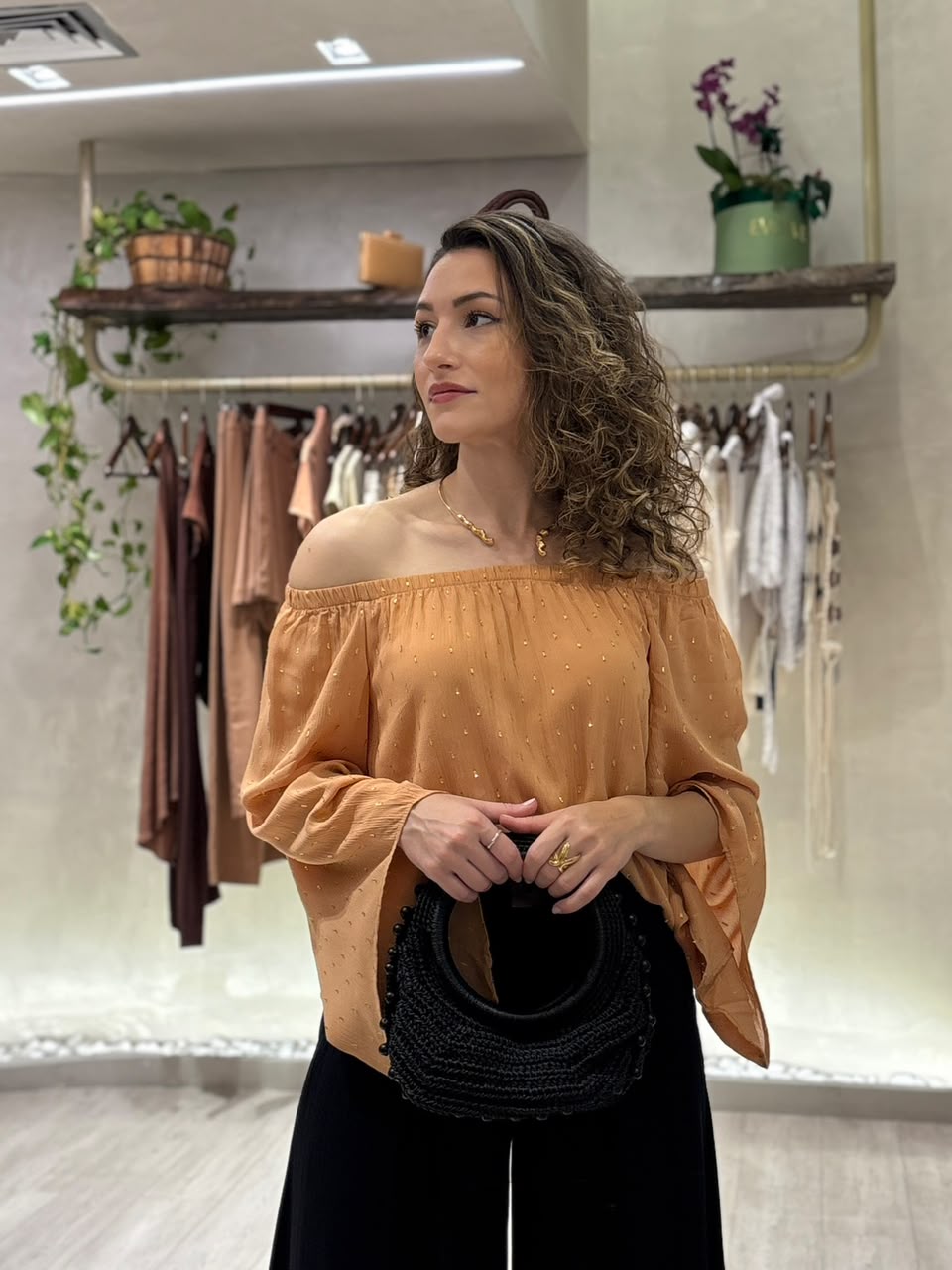 BLUSA MEMORIA - BEGE - Evolve Ecobrand