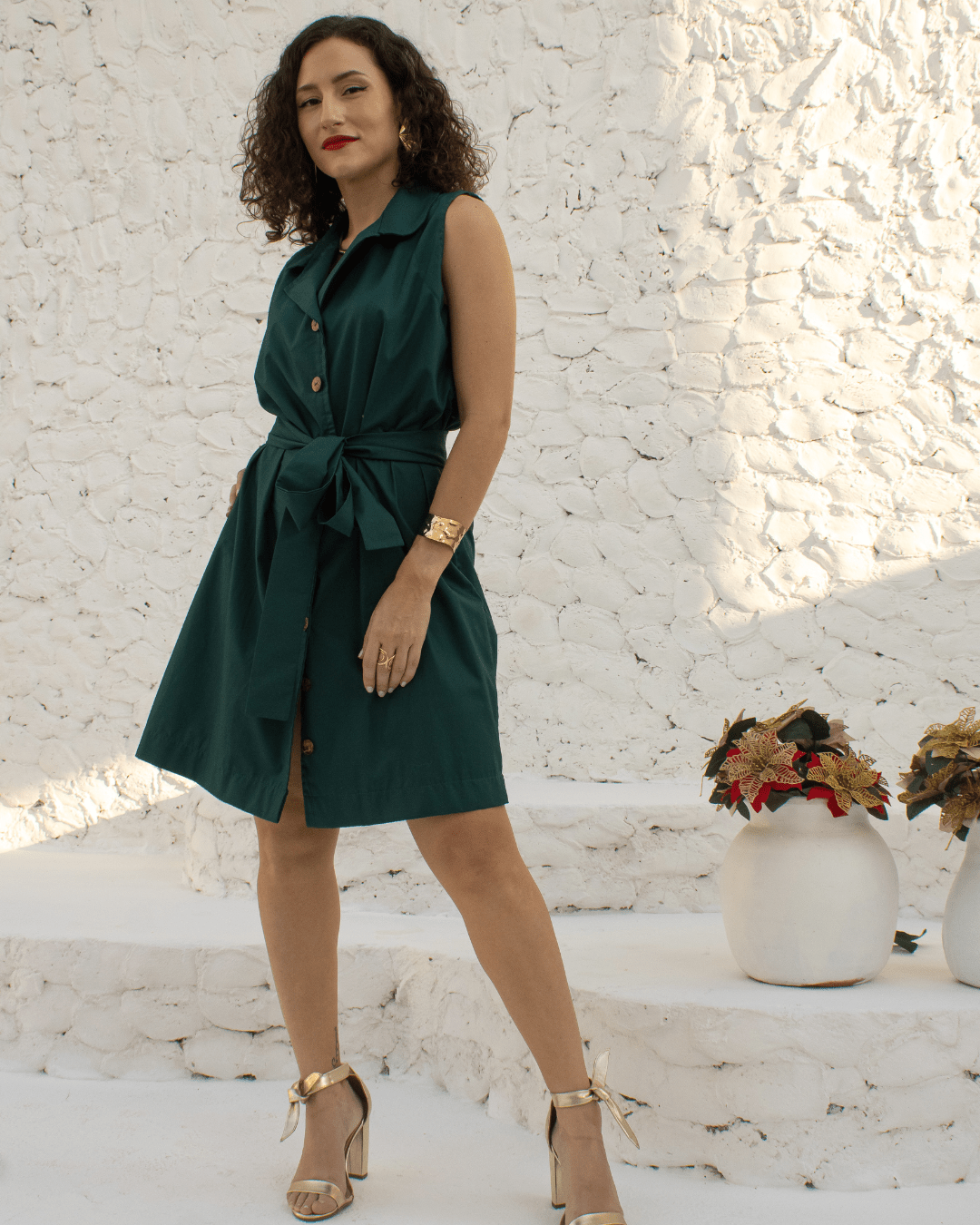 CHEMISE PORTO - VERDE FLORESTA - Evolve Ecobrand