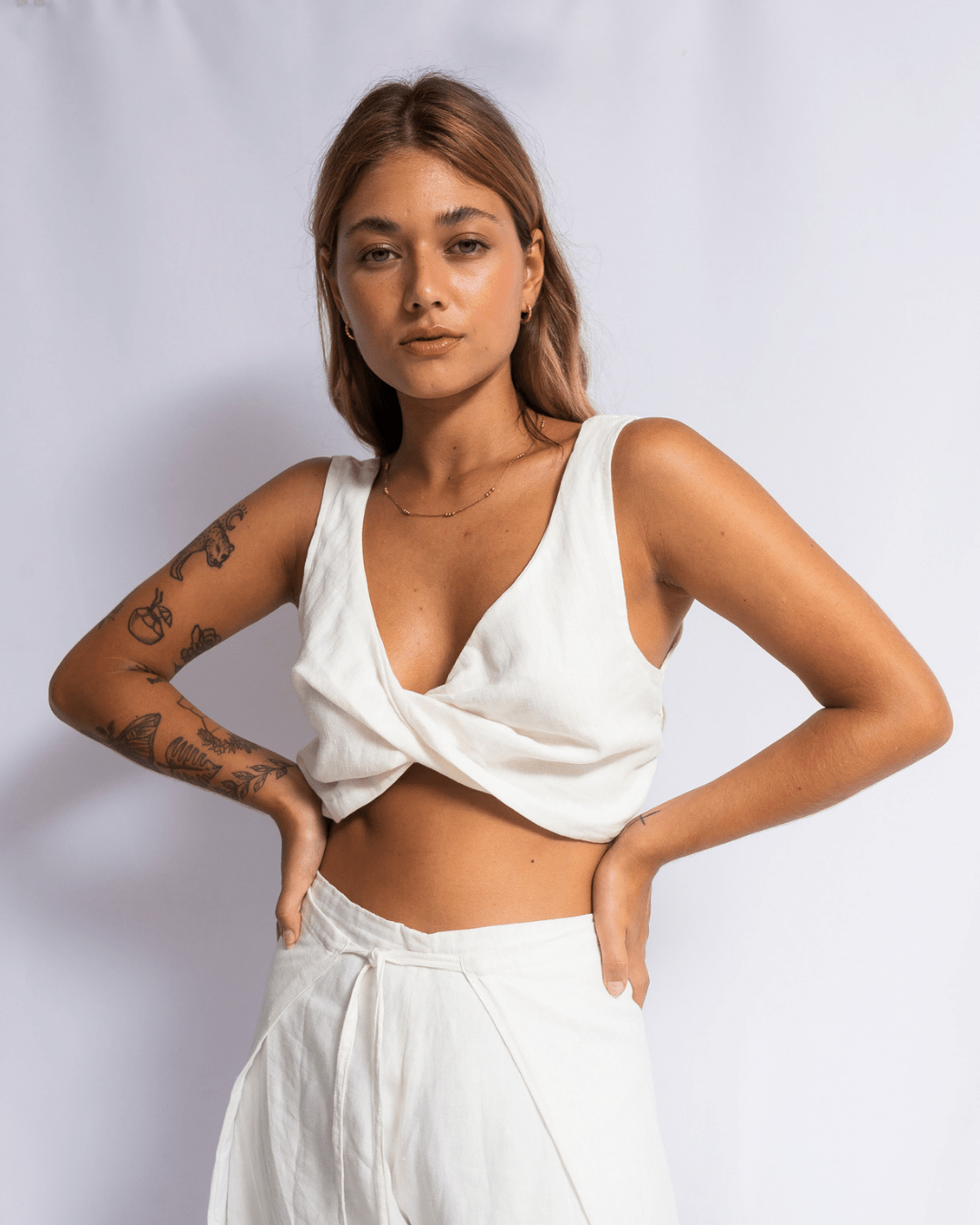 CROPPED CIRANDEIRA - OFF WHITE - Evolve Ecobrand